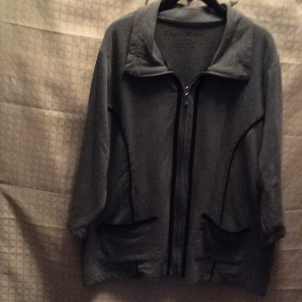 Gray Top Accented with Black